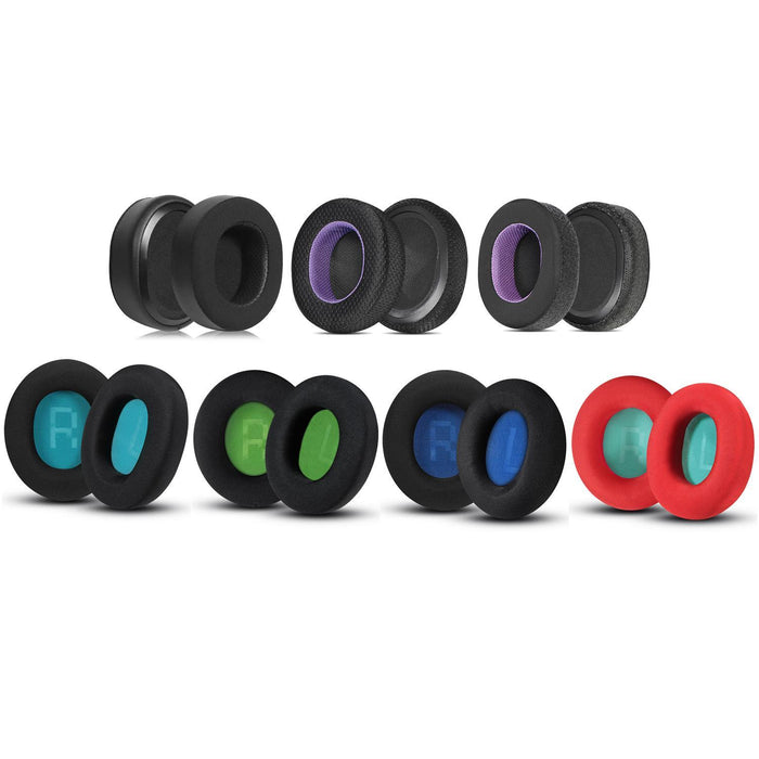 Headset Earmuffs For Steelseries Arctis Pro / 3 / 5 / 7 Black / Dark Blue Ice Silk