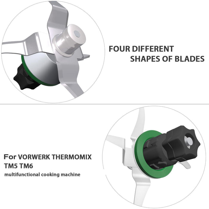 Premium Replacement Blade For Thermomix Tm5 / Tm6 Sharp & Durable