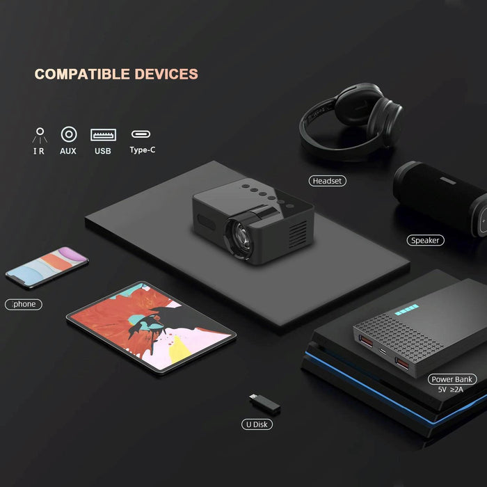 1080P Mini Wifi Projector For Ios / Android