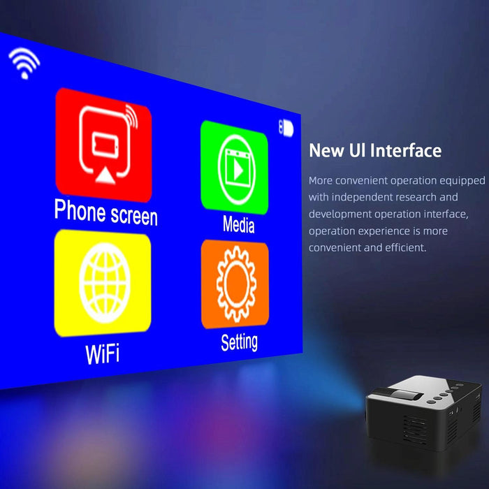 1080P Mini Wifi Projector For Ios / Android