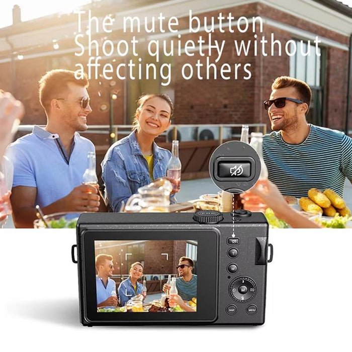 24Mp Hd Camera For Students 1080P Video & Photo Recording