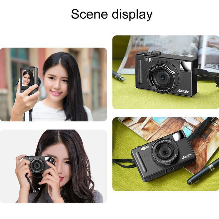 24Mp Hd Camera For Students 1080P Video & Photo Recording