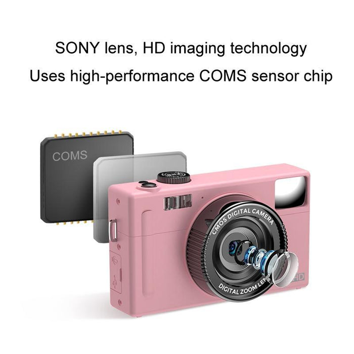 24Mp Hd Camera For Students 1080P Video & Photo Recording