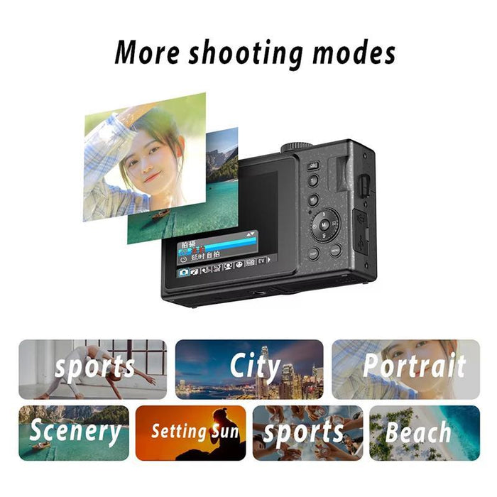 24Mp Hd Camera For Students 1080P Video & Photo Recording
