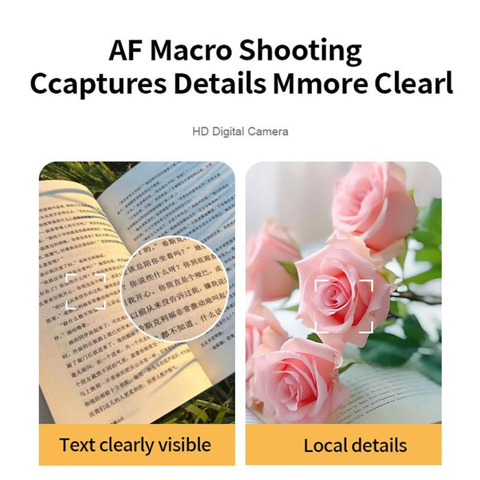 2.4-Inch 4K Hd Camera With 16X Zoom & Image Stabilization