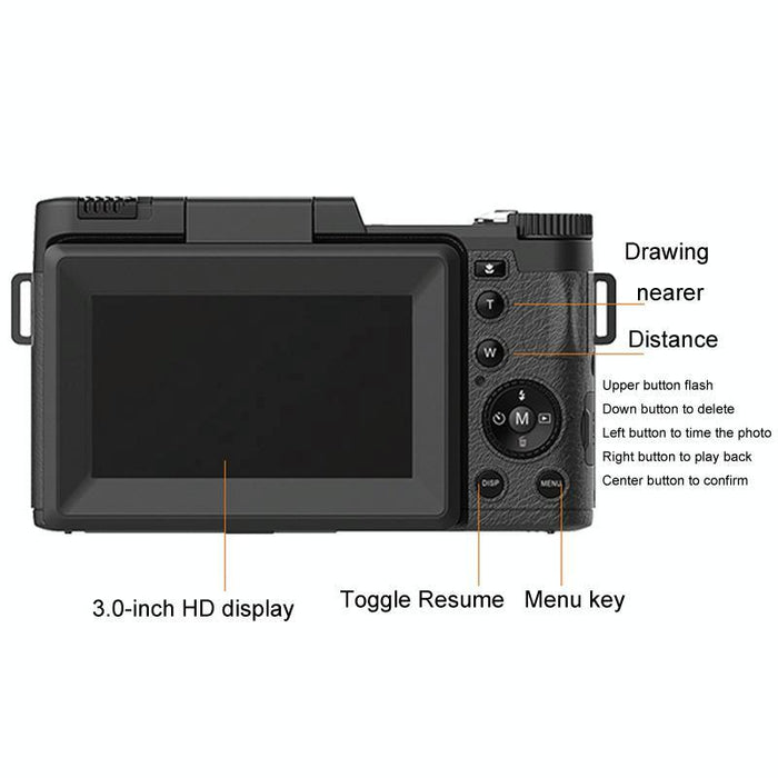 48Mp Hd Digital Camera With 5X Optical Zoom