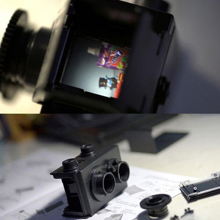 35Mm Film Camera Kit With Double Lens Black