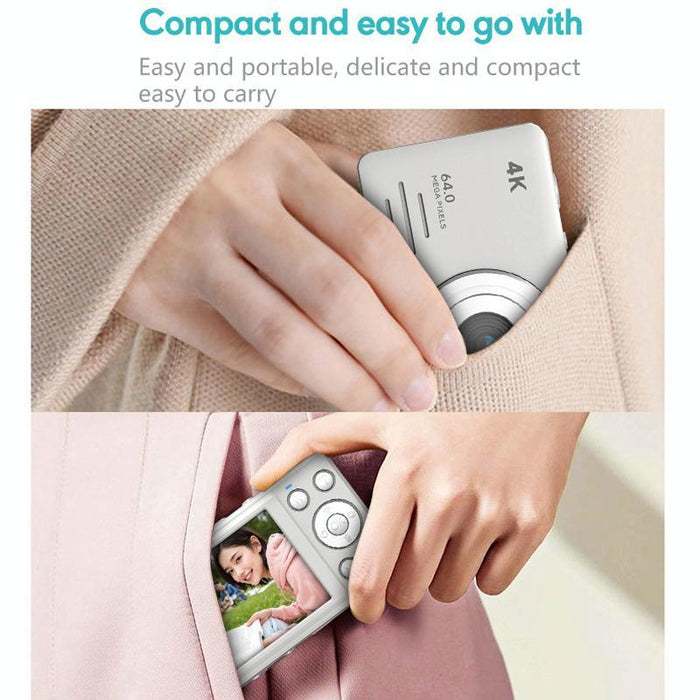 4K Hd Digital Camera For Travel & Students