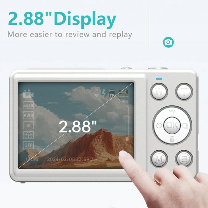 4K Hd Digital Camera For Travel & Students