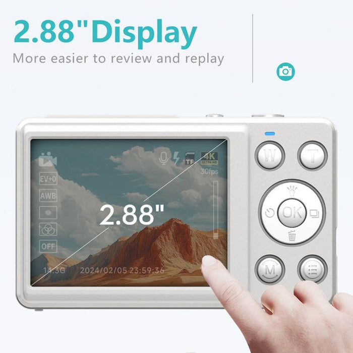 4K Hd Digital Camera For Travel & Students