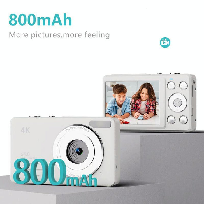 4K Hd Digital Camera For Travel & Students