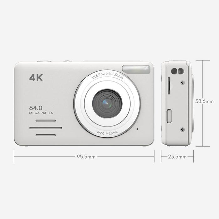 4K Hd Digital Camera For Travel & Students