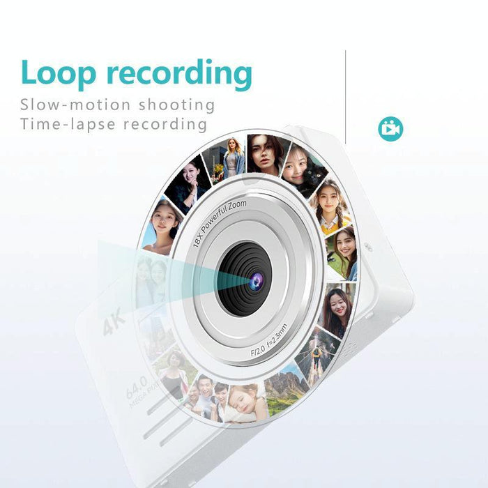 4K Hd Digital Camera For Travel & Students