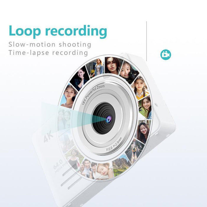 4K Hd Digital Camera For Travel & Students