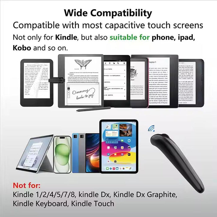 Multifunctional Bluetooth Remote For Kindle & Phone