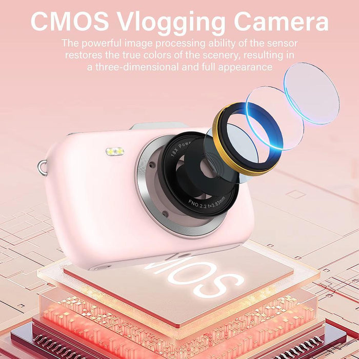 2.8 Inch 18X Digital Zoom 4K Hd Beauty Camera