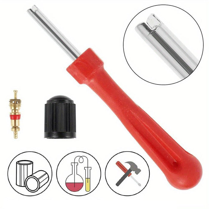 33-Piece Tire Valve Core Repair Kit For Cars And Bicycles