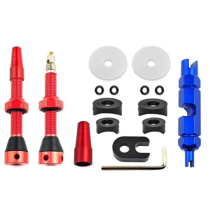 44Mm Black Tubeless French Vacuum Valve For Mountain Road Bikes