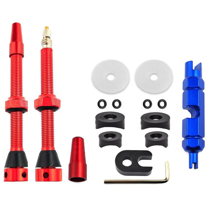 44Mm Black Tubeless French Vacuum Valve For Mountain Road Bikes