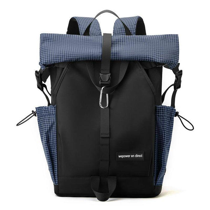 Large Capacity Contrast Backpack For Commuting