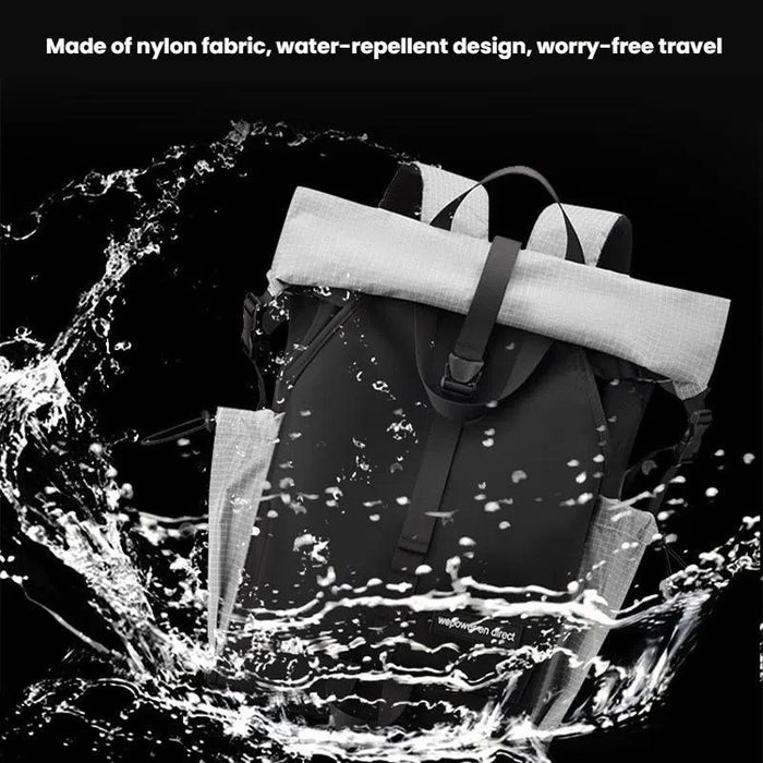 Large Capacity Contrast Backpack For Commuting