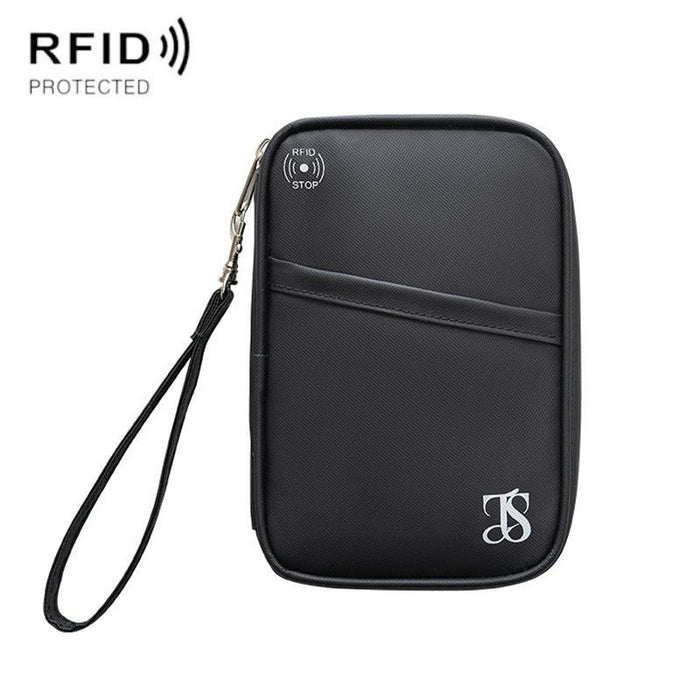 Rfid Anti-Theft Passport Clip Id Bag Waterproof Travel Organizer