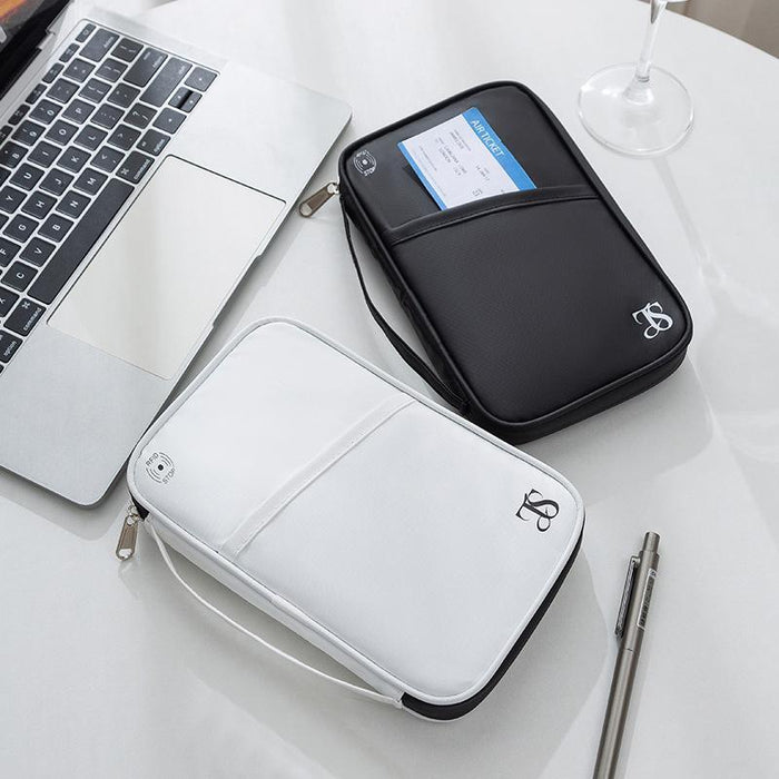 Rfid Anti-Theft Passport Clip Id Bag Waterproof Travel Organizer