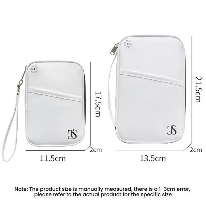Rfid Anti-Theft Passport Clip Id Bag Waterproof Travel Organizer