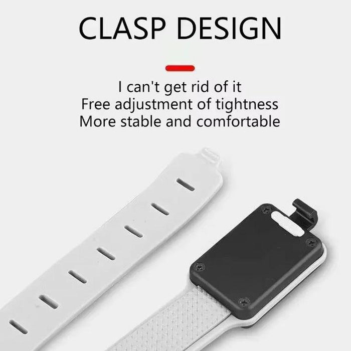 Cob Rechargeable Armband Light For Night Running Gray