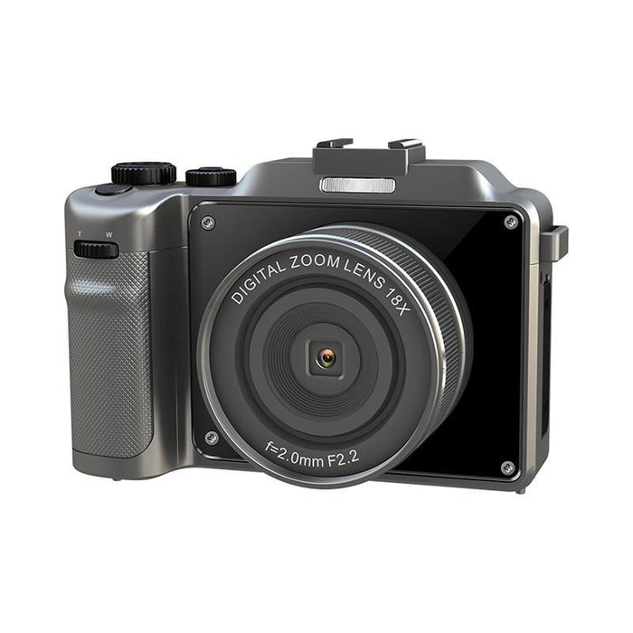 3.0 Inch 4K Hd 18X Zoom Selfie Camera With Wifi & Stabilization Black