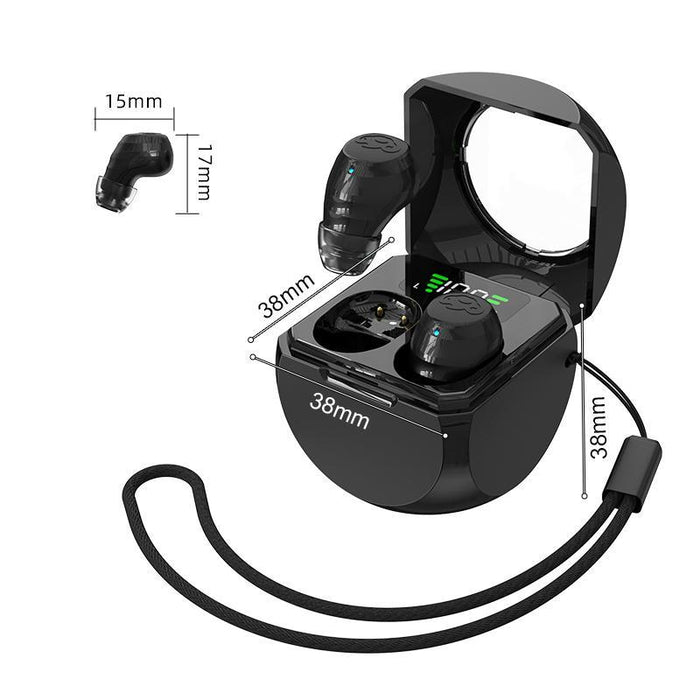 Smart Enc Noise Reduction Mini Bluetooth Earphones With Charging Compartment