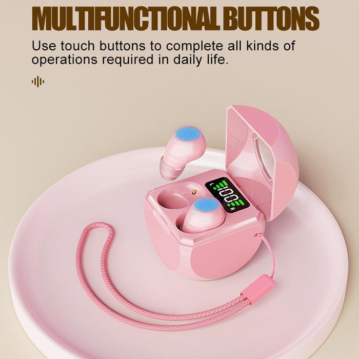 Smart Enc Noise Reduction Mini Bluetooth Earphones With Charging Compartment