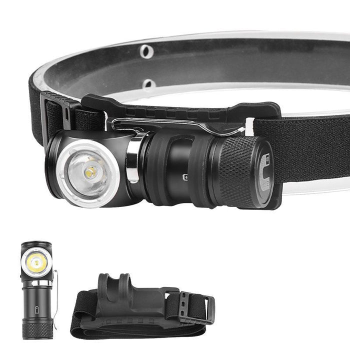 Rechargeable Led Flashlight With Magnetic Headlight