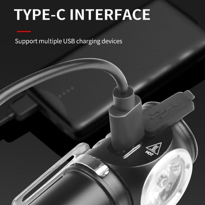 Rechargeable Led Flashlight With Magnetic Headlight