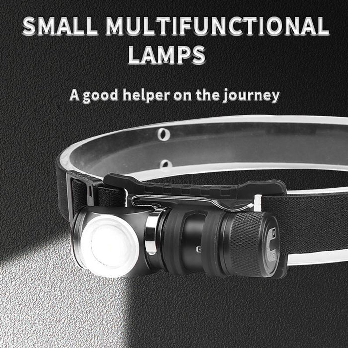 Rechargeable Led Flashlight With Magnetic Headlight