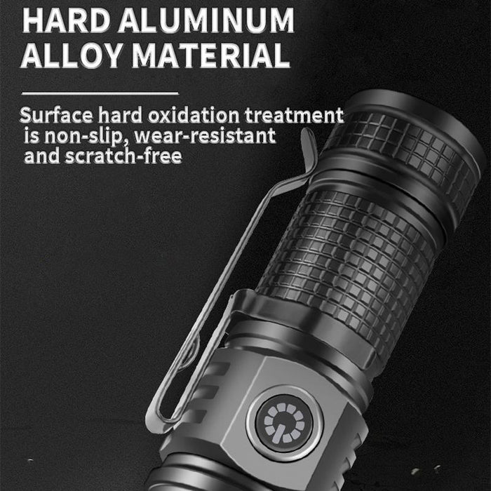 Rechargeable White Laser Led Flashlight No Battery