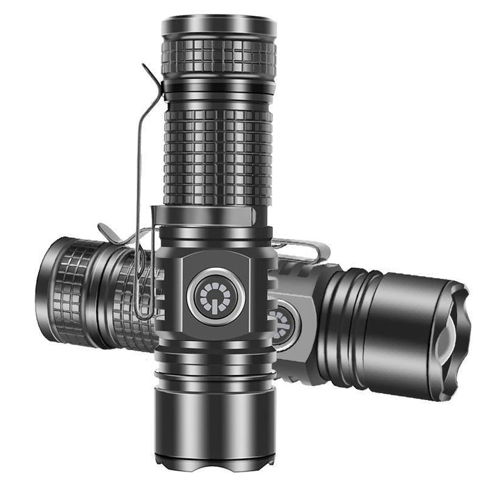 Rechargeable White Laser Led Flashlight No Battery