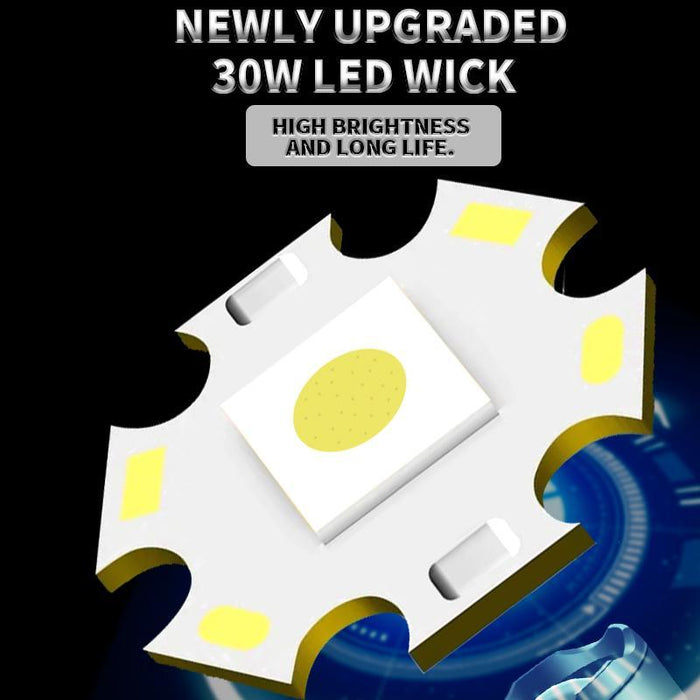 Rechargeable White Laser Led Flashlight No Battery