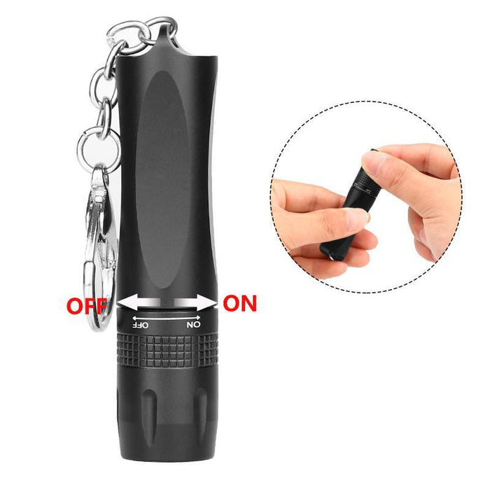 Compact Led Keychain Flashlight