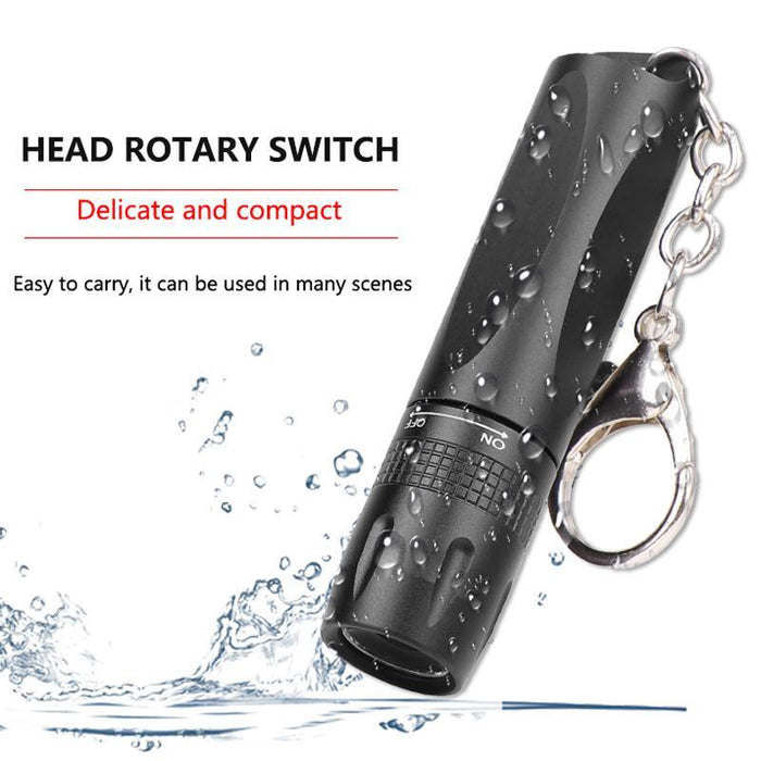 Compact Led Keychain Flashlight