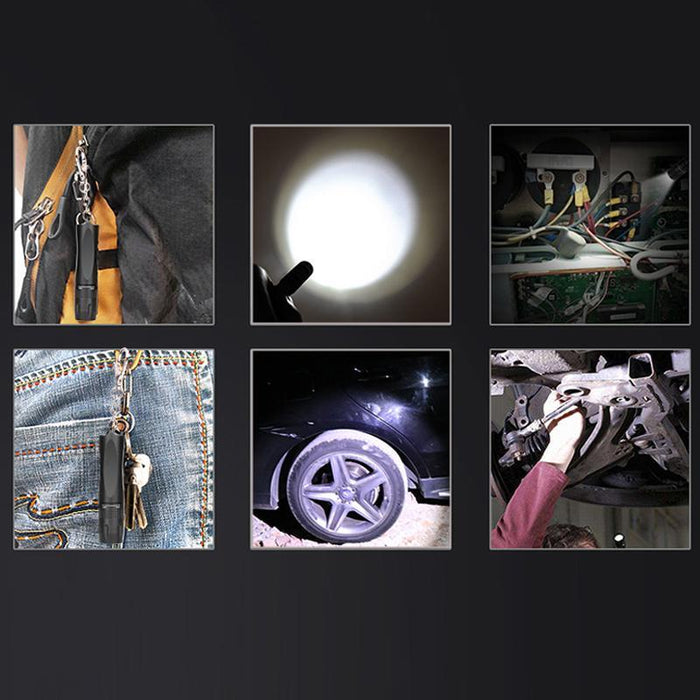 Compact Led Keychain Flashlight