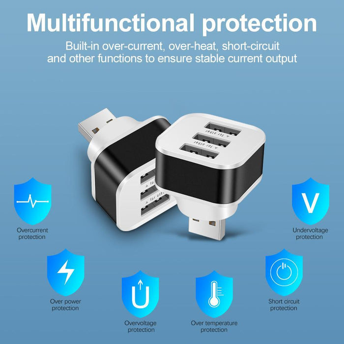 3-Port Usb 2.0 Hub Expander