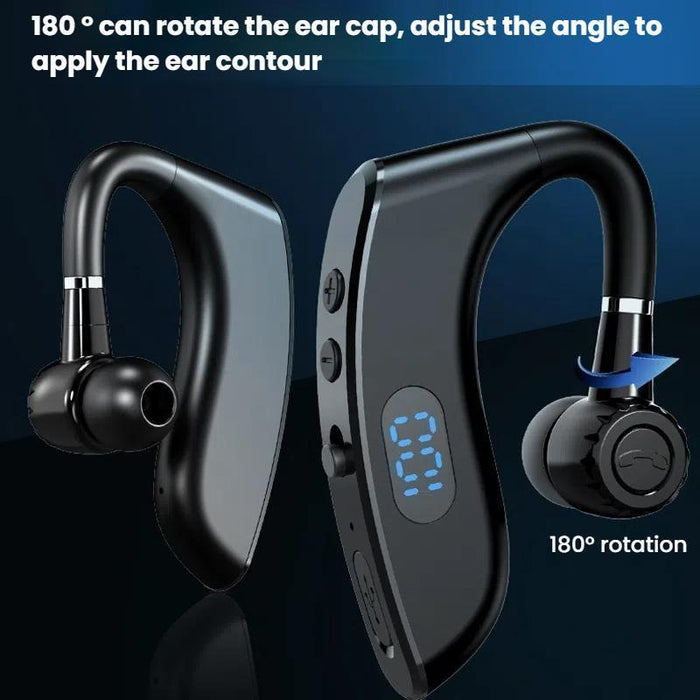 V18 On-Ear Business Digital Display Bluetooth Earphone