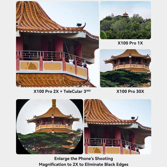 30X 720Mm Phone Telephoto Lens With Tripod Kit Black