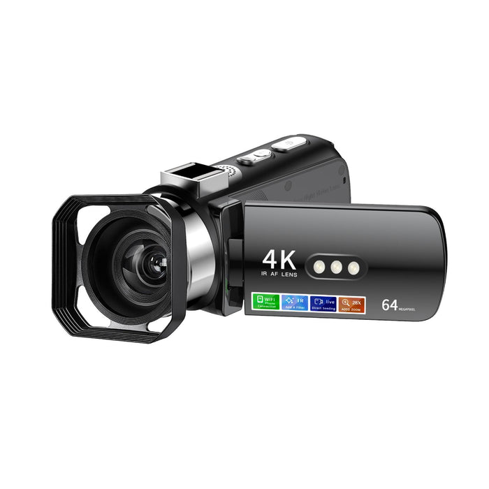 4K Wifi Night Vision Camera Black