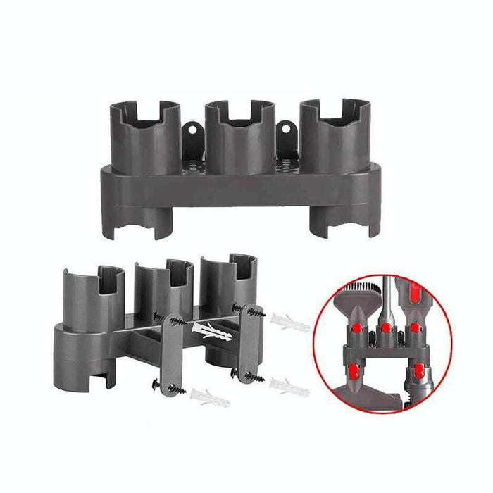 Vacuum Cleaner Brush Head Hanger For Dyson V7-V15 Gray