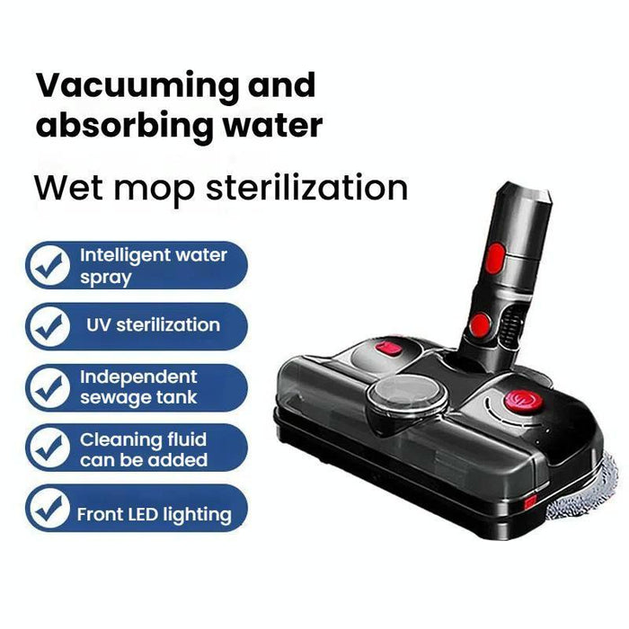Uv Sterilizer Electric Mop Head 4-In-1 With Water Tank