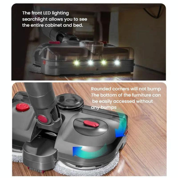 Uv Sterilizer Electric Mop Head 4-In-1 With Water Tank