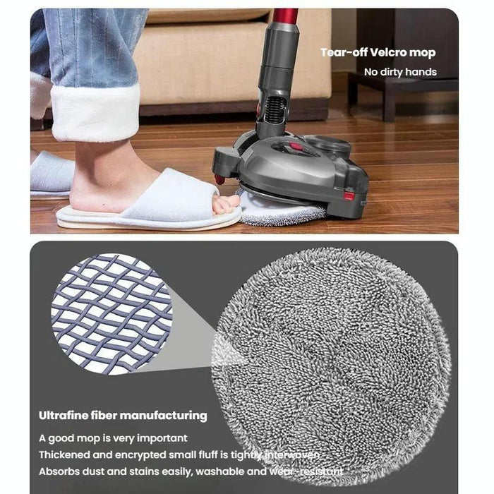 Uv Sterilizer Electric Mop Head 4-In-1 With Water Tank