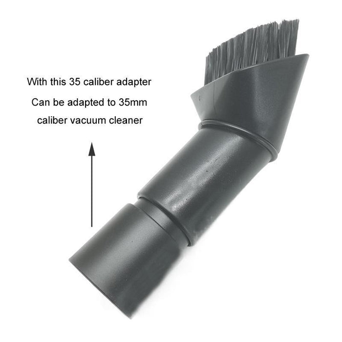 32Mm Soft Brush Nozzle For Vacuum Cleaners Black
